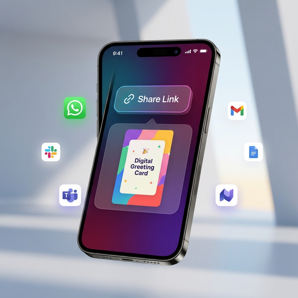 Share your card for others to sign